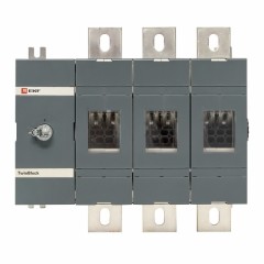 Рубильник 1600A 3P без рукоятки управления TwinBlock EKF PROxima tb-s-1600-3p