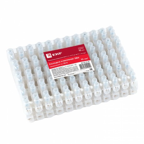 Колодка клеммная (16мм) 30А (10шт.) EKF PROxima plc-KK-16-30