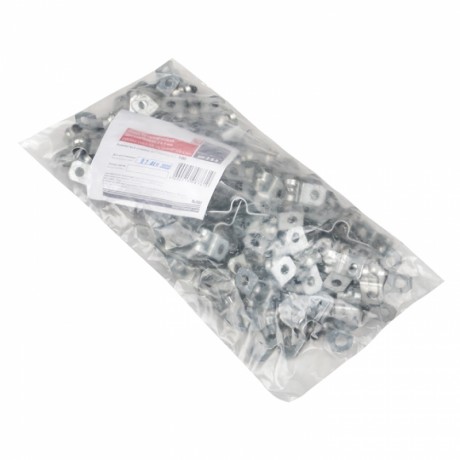 Скоба металлическая двухлапковая d8-9 мм (100 шт) EKF PROxima sm-2-8-9