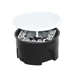 Коробка распаячная КМТ-010-019 для подштукатурного монтажа с клеммником и крышкой (74х42) EKF PROxima plc-kmt-010-019