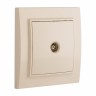 Розетка TV 1-мест. СП бежевый 75Ом 5-862МГц Минск EKF ERA00-027-20