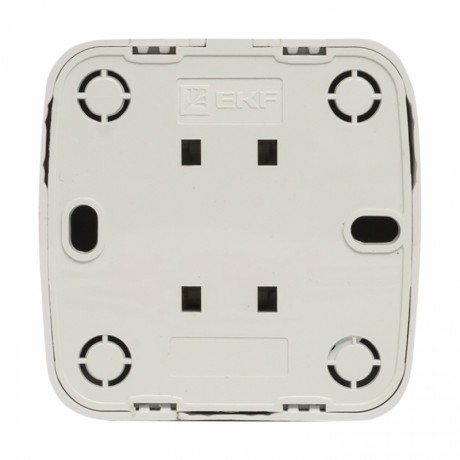 Минск Розетка TV 1-местная ОП 75Ом 5-862МГц белая EKF Basic EGA00-027-10