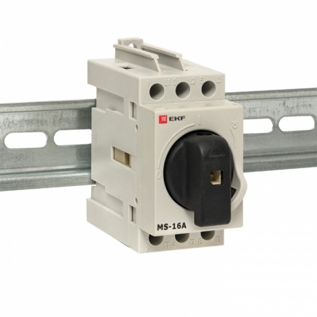 Рубильник модульный MS-16A 3P на DIN-рейку EKF PROxima ms-16d