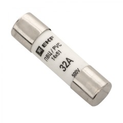 Плавкая вставка цилиндрическая ПВЦ (14х51) 32А EKF PROxima pvc-14x51-32