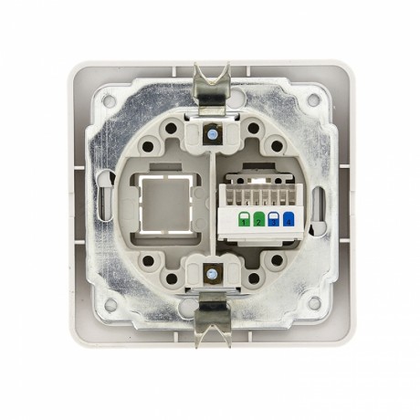 Розетка Phone 1-мест. бел. Лондон EKF PROxima EET01-034-10