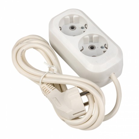 Удлинитель Эксперт 2 гнезда 3 метра 16А/3,5кВт с заземлением ПВС 3х1 EKF PROxima UBA16-310-2-03