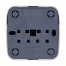 Минск Розетка 1-местная ОП 16А с заземлением белая EKF Basic EGR16-028-10
