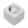 Минск Розетка 1-местная ОП 16А с заземлением белая EKF Basic EGR16-028-10
