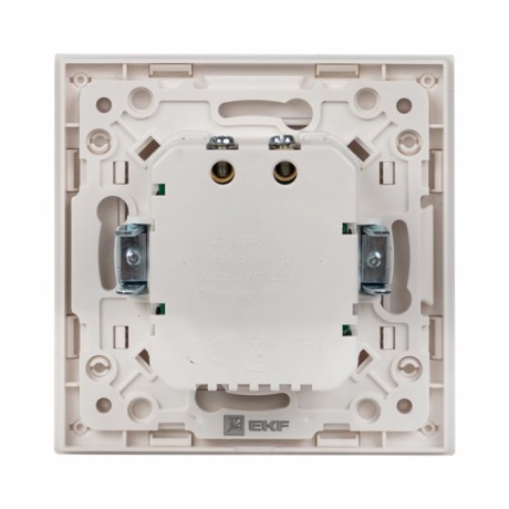 Стокгольм Механизм Розетки USB 2-местной 2,1А белый EKF PROxima EYR16-028-10-2USB