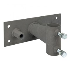 Держатель мачты молниеприемника к стене, D=40мм, вынос 100мм с гайкой EKF PROxima lp-l0100