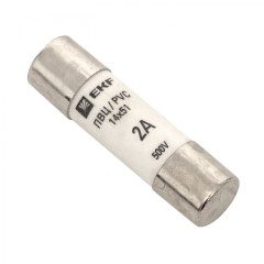 Плавкая вставка цилиндрическая ПВЦ (14х51) 2А EKF PROxima pvc-14x51-2