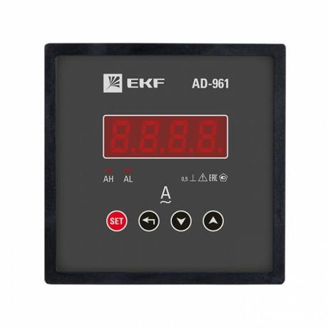 Амперметр AD-961 цифровой на панель (96х96) однофазный EKF PROxima ad-961