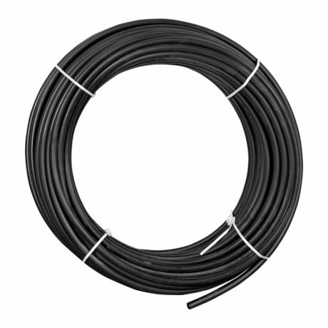 Труба гладкая ПНД жесткая d25 мм (100 м) черная EKF-Plast tpndg-25