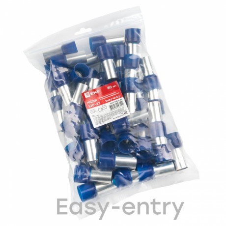 Наконечник штыревой втулочный НШвИ 120-27 (50шт.) EKF nhvi-120.0-27