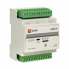 Контроллер базовый ePRO 24 удаленного управления 6вх4вых 230В WiFi GSM EKF PROxima ePRO-6-4-230-WG