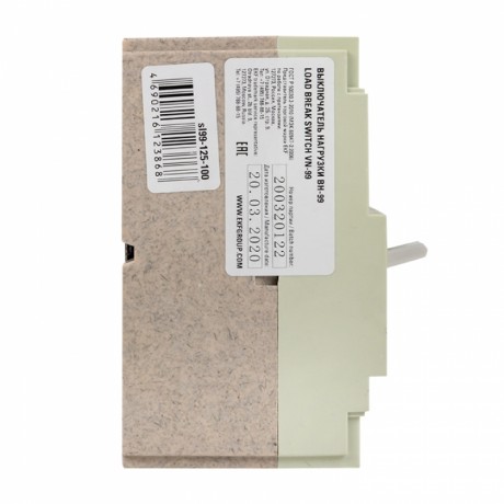 Выключатель нагрузки ВН-99 125/100А 3P EKF PROxima sl99-125-100