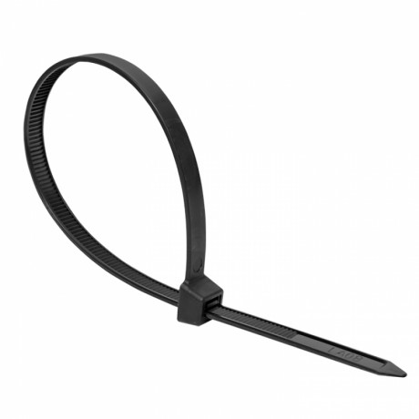 Хомут P6.6 стандартный (ч), 12.4x650 (100шт) FlexLock PROxima plc-fl-ctsb-12.4x650