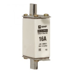 Плавкая вставка ППН-33 100/ 16А габарит 00С EKF PROxima fus-33/100/16