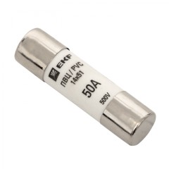 Плавкая вставка цилиндрическая ПВЦ (14х51) 50А EKF PROxima pvc-14x51-50