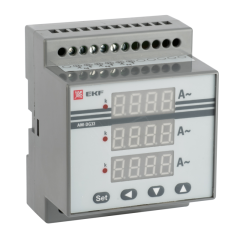 Амперметр AD-G33 цифровой на DIN трехфазный EKF PROxima (без поверки ad-g33