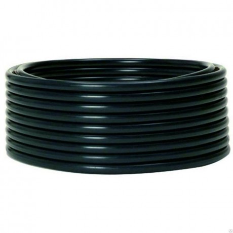 Труба гладкая ПНД жесткая d40 мм (100 м) черная EKF-Plast tpndg-40