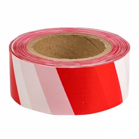 Лента оградительная ЛО Красно-белая 50х100 EKF Basic lo-50x100-bas