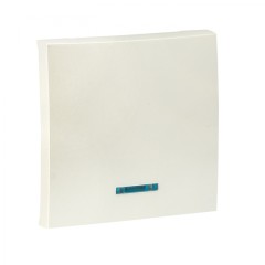 Валенсия лицевая панель выключателя 1-кл. с индикатором 10А жемчуг EKF PROxima ESV10-L-121-50