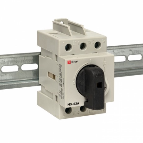 Рубильник модульный MS-63A 3P на DIN-рейку EKF PROxima ms-63d