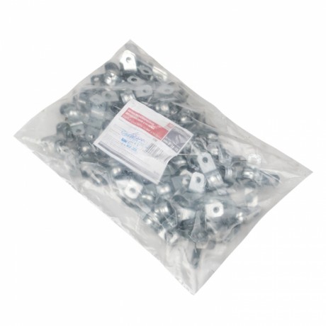 Скоба металлическая двухлапковая d14-15 мм (100 шт) EKF PROxima sm-2-14-15