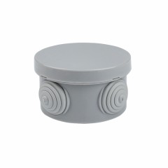 Коробка распаячная КМР-040-038 с крышкой наружная (65х40) 4 мембранных ввода IP54 розничный стикер EKF PROxima plc-kmr-040-038-r