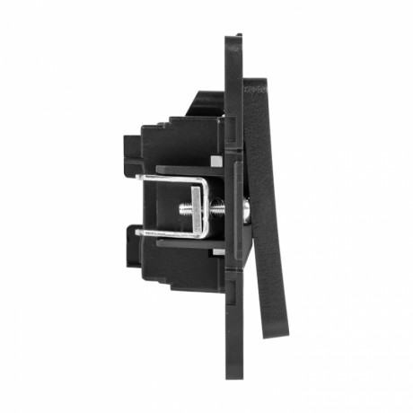 Стокгольм Механизм Выключателя 1-кл. проходного 10А черный EKF PROxima EZV10-025-10