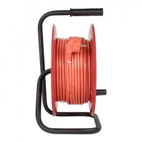 Удлинитель на катушке Гефест 2.0 4 гнезда 30м с заземлением и предохранителем ПВС 3*1,5 16А/3,5кВт IP44 PROxima UKA02-16-R315-4-30-IP44