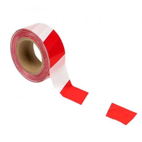 Лента оградительная ЛО Красно-белая 50х200 EKF Basic lo-50x200-bas