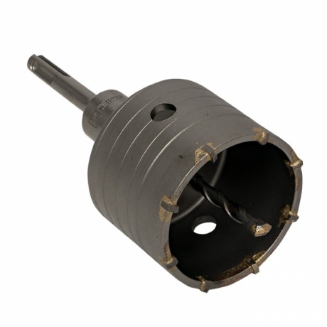 Коронка буровая по бетону с оснасткой TCT-72 М22 SDS-plus EKF Master tct-72-m22