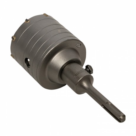 Коронка буровая по бетону с оснасткой TCT-72 М22 SDS-plus EKF Master tct-72-m22