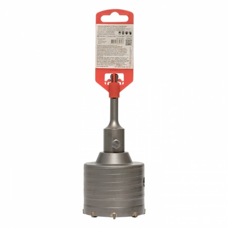 Коронка буровая по бетону с оснасткой TCT-72 М22 SDS-plus EKF Master tct-72-m22