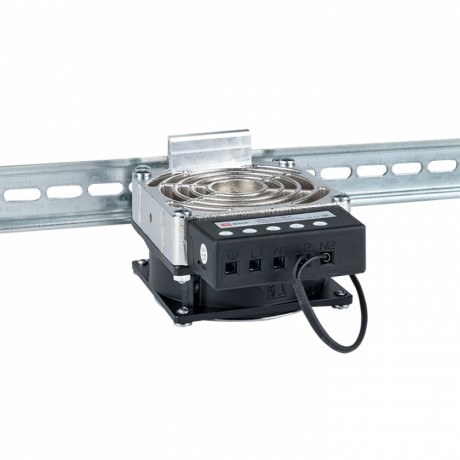 Обогреватель на DIN-рейку с вентилятором 100Вт 230В IP20 Quadro EKF PROxima heater-vent-q-100-20