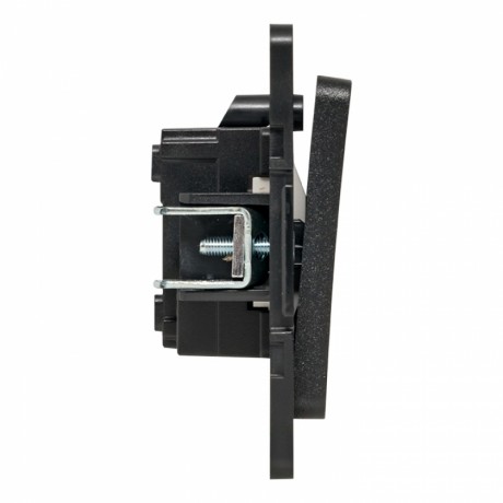 Стокгольм Механизм Выключателя 1-кл. 10А в/к черный EKF PROxima EZV10-021-20