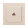 Розетка RJ-45 1-мест. СП бежевый Минск EKF ERK01-035-20