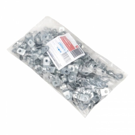 Скоба металлическая двухлапковая d12-13 мм (100 шт) EKF PROxima sm-2-12-13