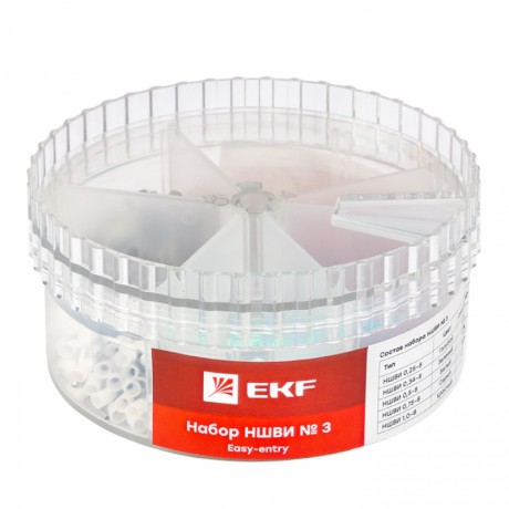 Набор НШВИ №3 (0,25-1мм2) EKF PROxima nabor-nshvi-3