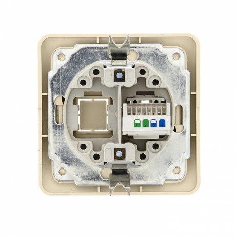 Розетка Phone 1-мест. беж. Лондон EKF PROxima EET01-034-20