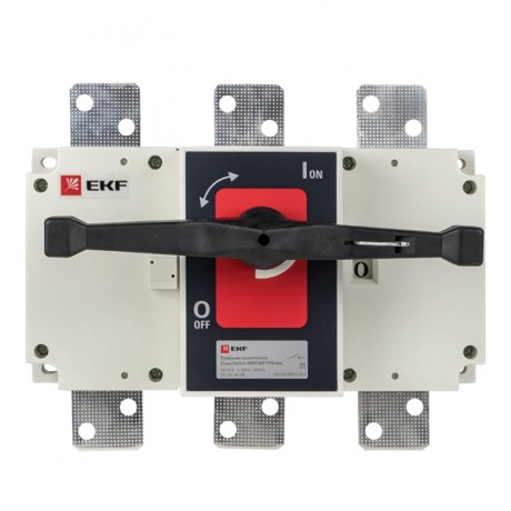 Рубильник-выключатель 1000A 3P c рукояткой управления для прямой установки PowerSwitch EKF PROxima psds-1000-3