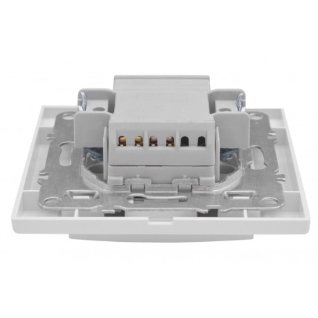 Минск Выключатель 1-клавишный СП с индикатором,10А, белый EKF Basic ERV10-121-10