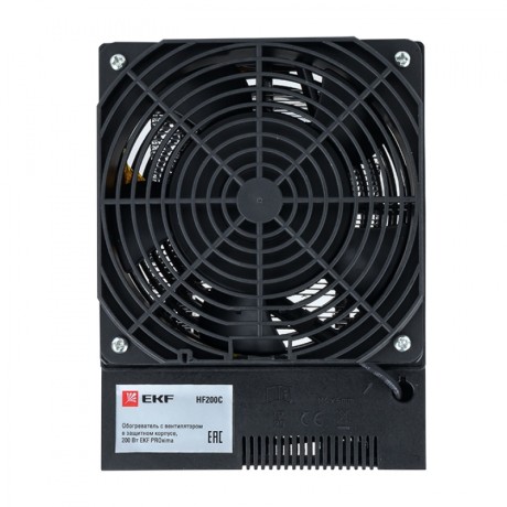 Обогреватель с вентилятором в защитном корпусе, 200 Вт EKF PROxima HF200C