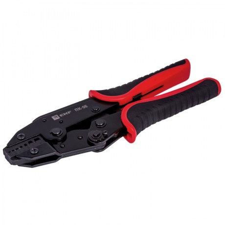 Пресс-клещи ПК-06 ( 2х0.5 - 2х6.0 мм2 НШвИ2) EKF Expert pk-06-exp