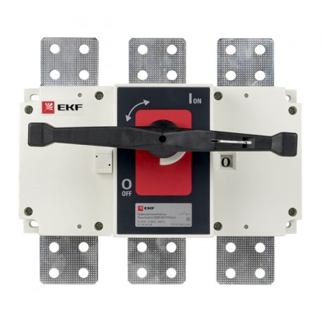 Рубильник-выключатель 1600A 3P c рукояткой управления для прямой установки PowerSwitch EKF PROxima psds-1600-3