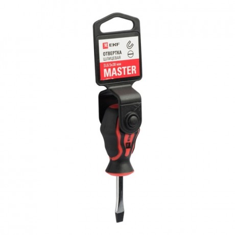 Отвертка Master SL6.5x38 мм EKF Basic sl-6.5-38-mas