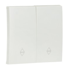 Валенсия лицевая панель выключателя 2-кл. проходного 10А жемчуг EKF PROxima ESV10-L-027-50