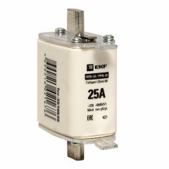 Плавкая вставка ППН-33 160/ 25А габарит 00 EKF PROxima fus-33/160/25